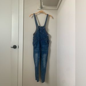Girls Denim Overalls